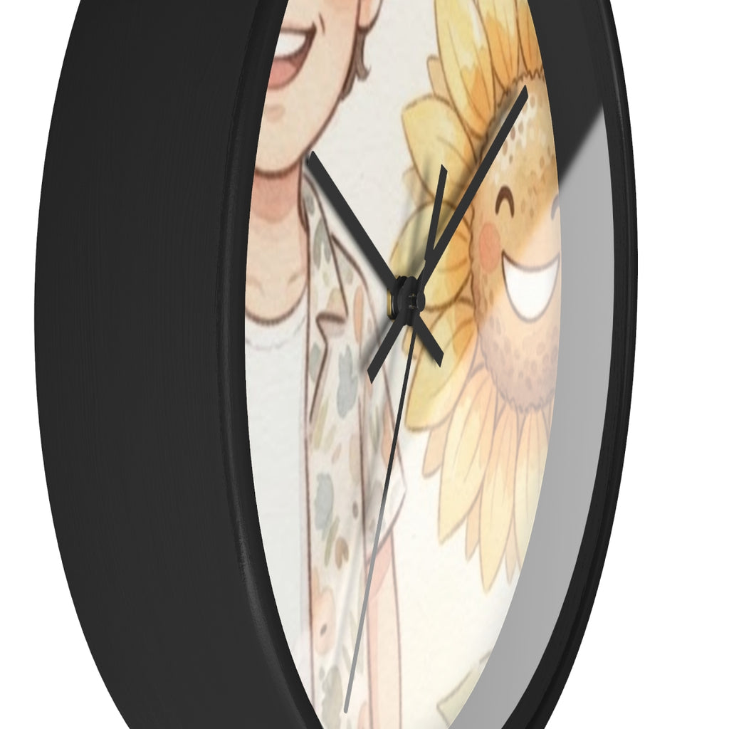 Wall Clock - Sunlit Garden Hours | Echovira Gallery