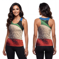 Unisex Tank Top - Vintage Persian Lion and Sun Flag Art |...