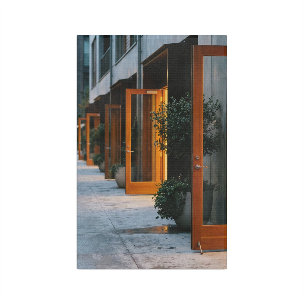 Microfiber Tea Towel - Twilight Walkway | Echovira Gallery