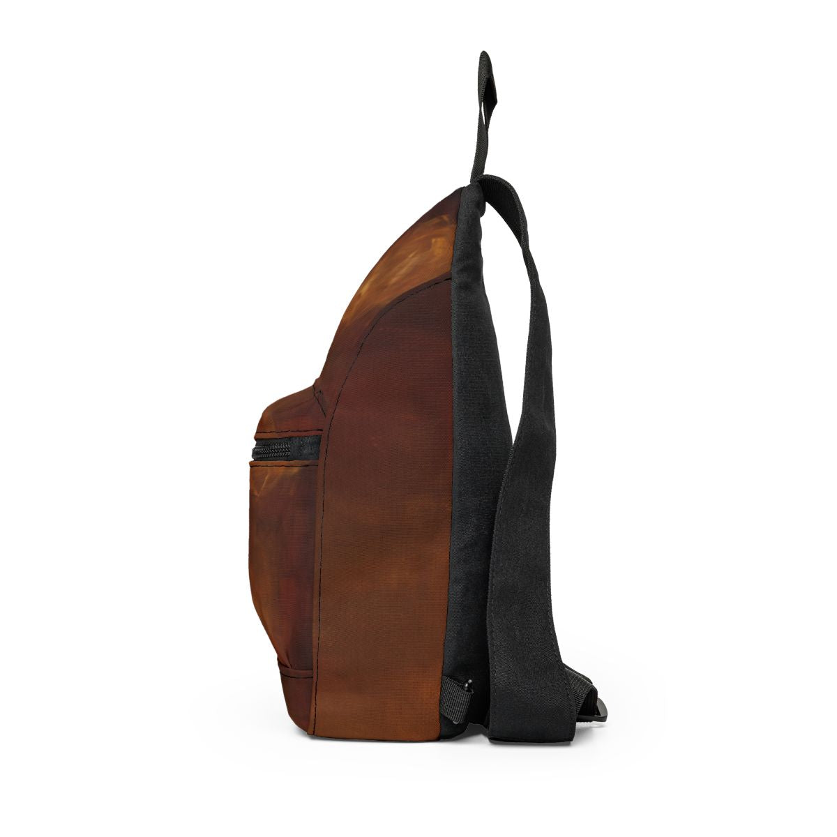 Sling Bag - Amber Script Abstract Art Print | Echovira...