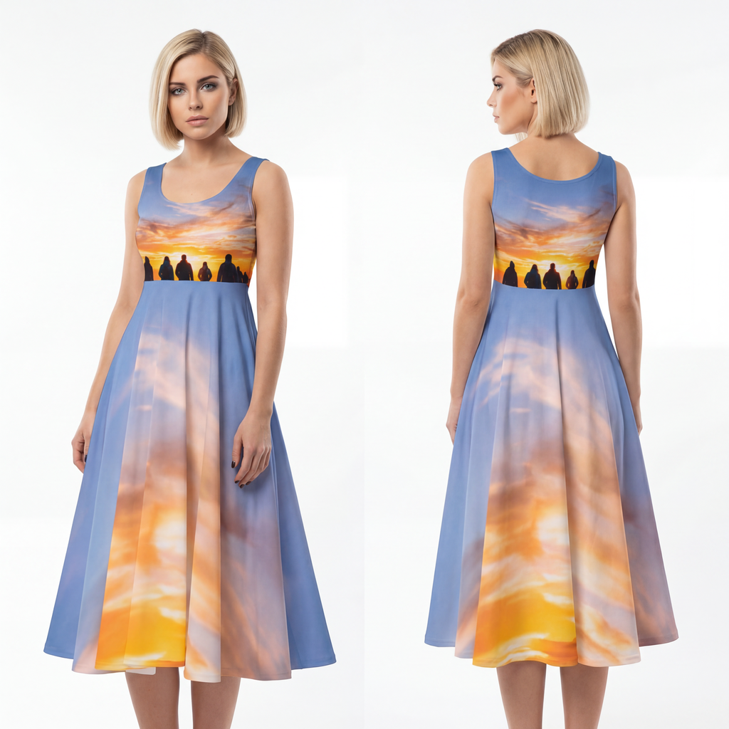 Women's Skater Dress - Sunrise Trail