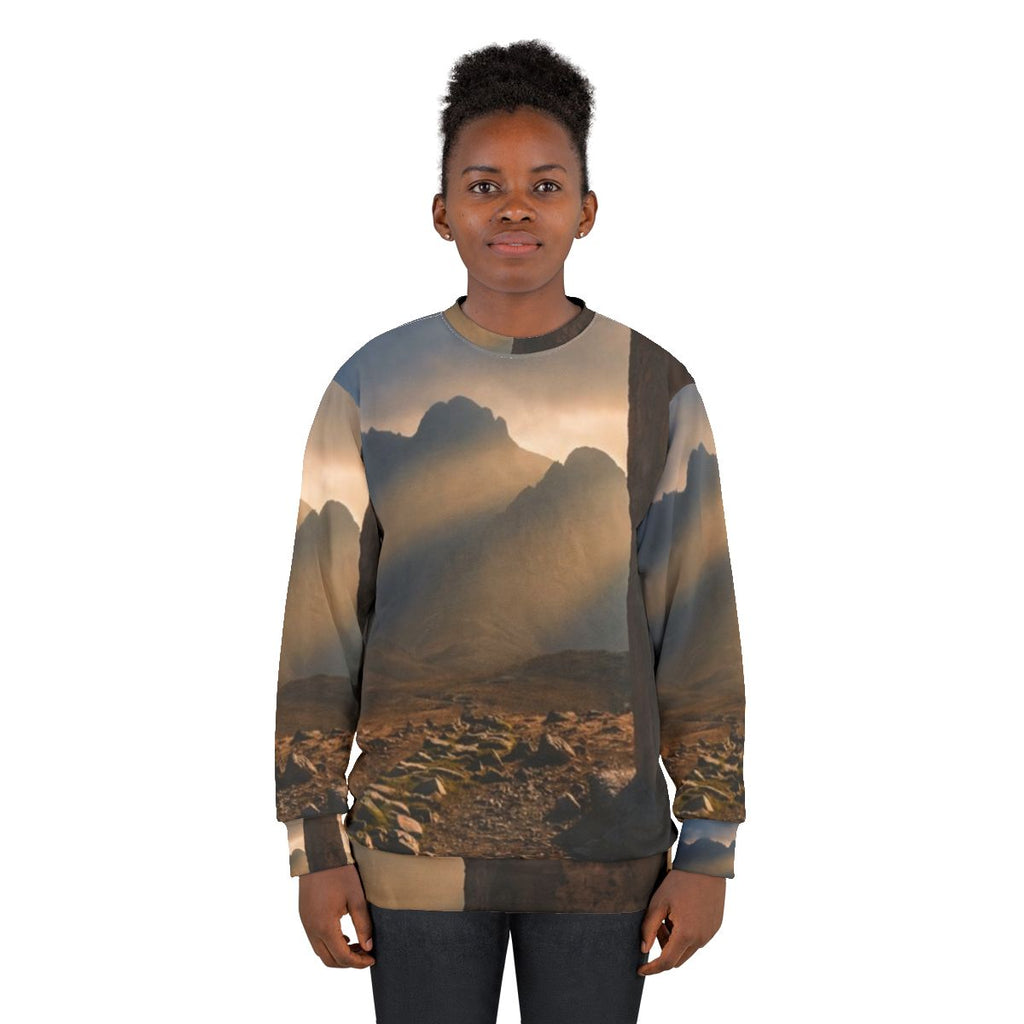 Unisex Sweatshirt - Mystic Monolith Ancient Persian Mountain...