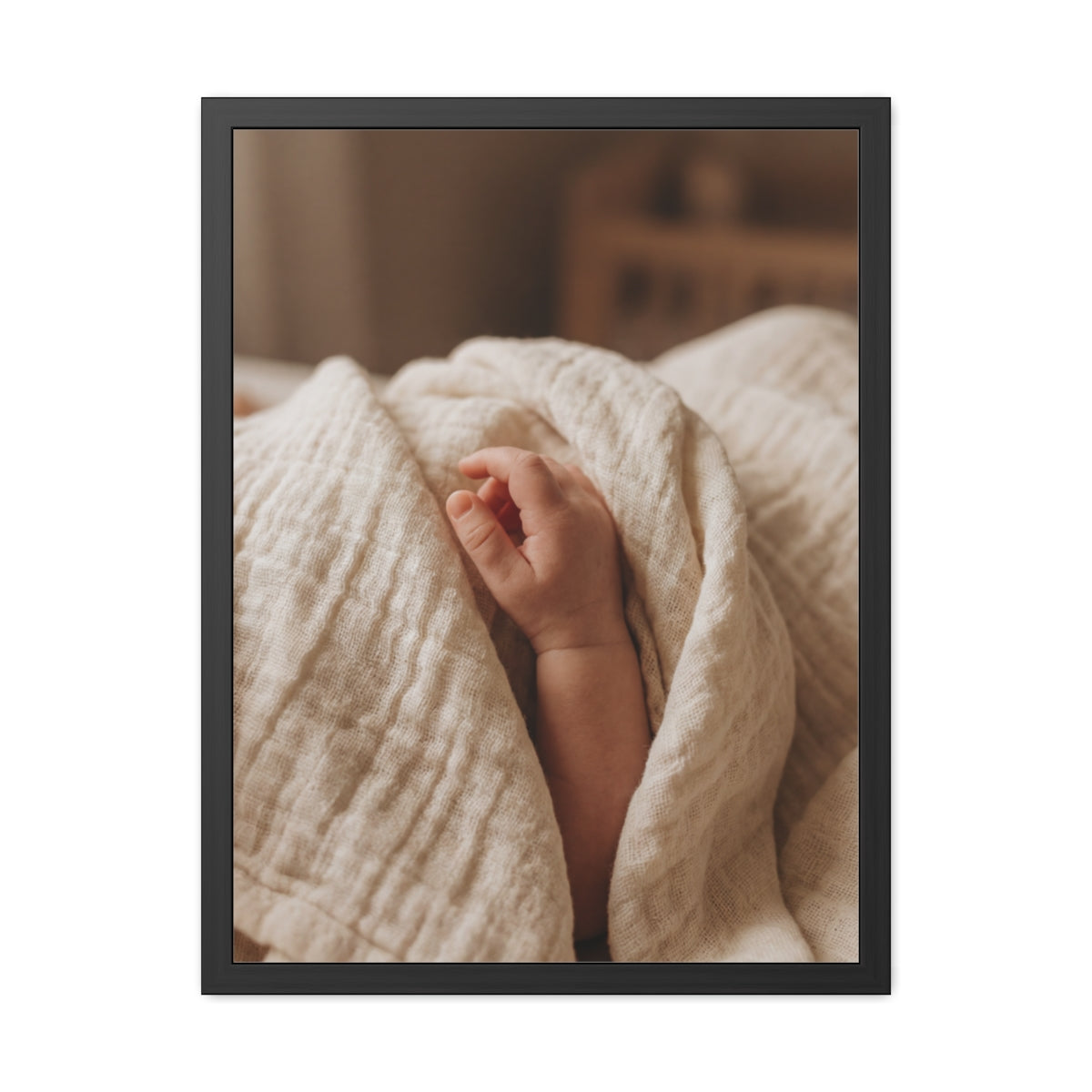 Framed Poster Wall Art - Boho Nursery — Portrait