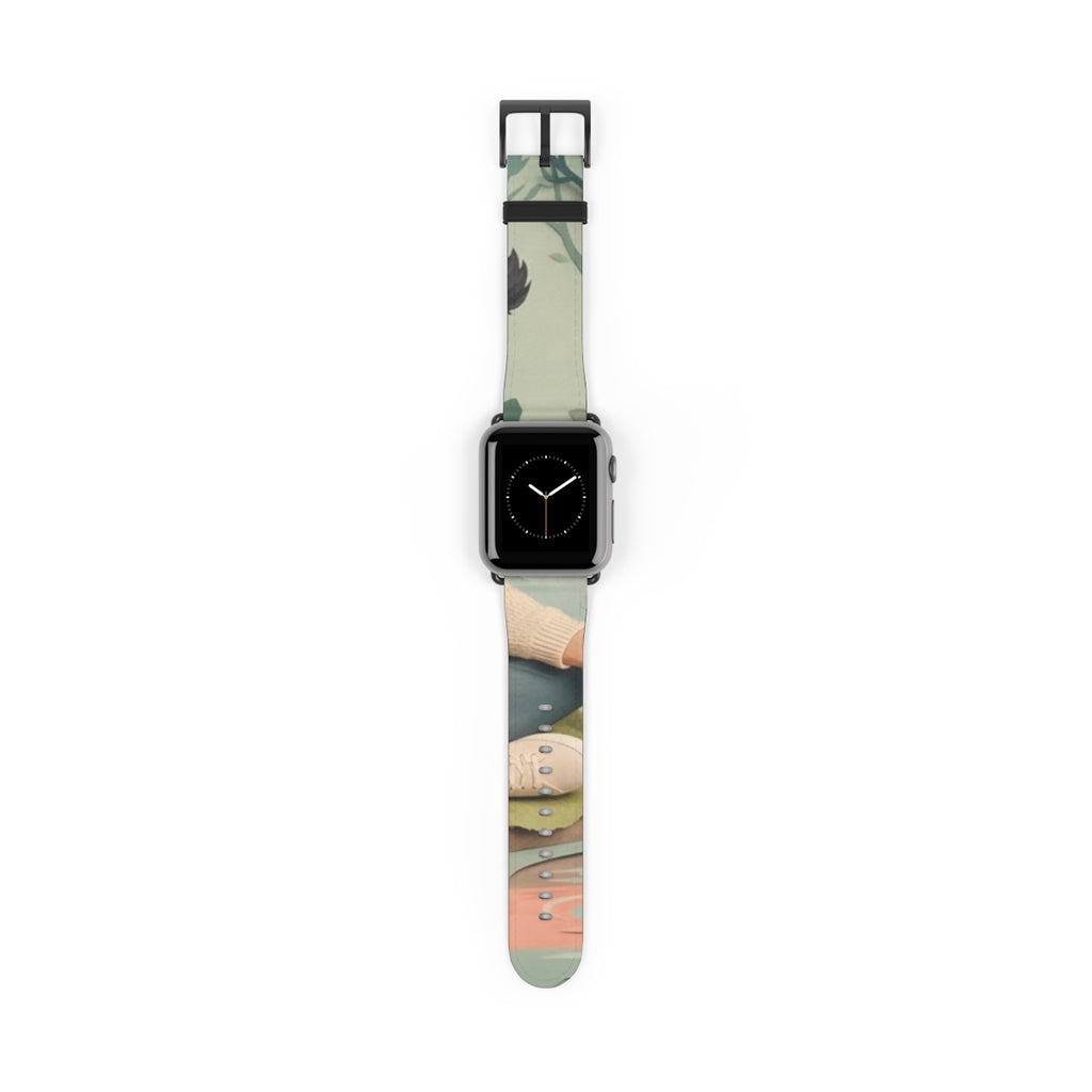 Apple Watch Band - Paper Forest Tales Woodland Sanctuary Art...