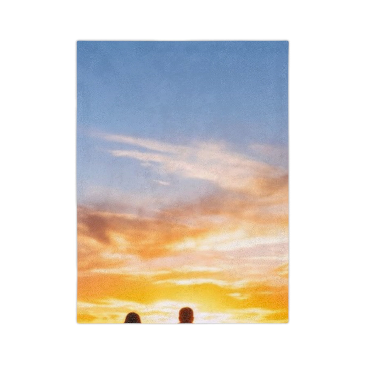 Velveteen Microfiber Blanket - Sunset | Echovira Gallery