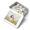 Jigsaw Puzzle with Tin - Sunlit Meadow Tale (30, 110, 252......