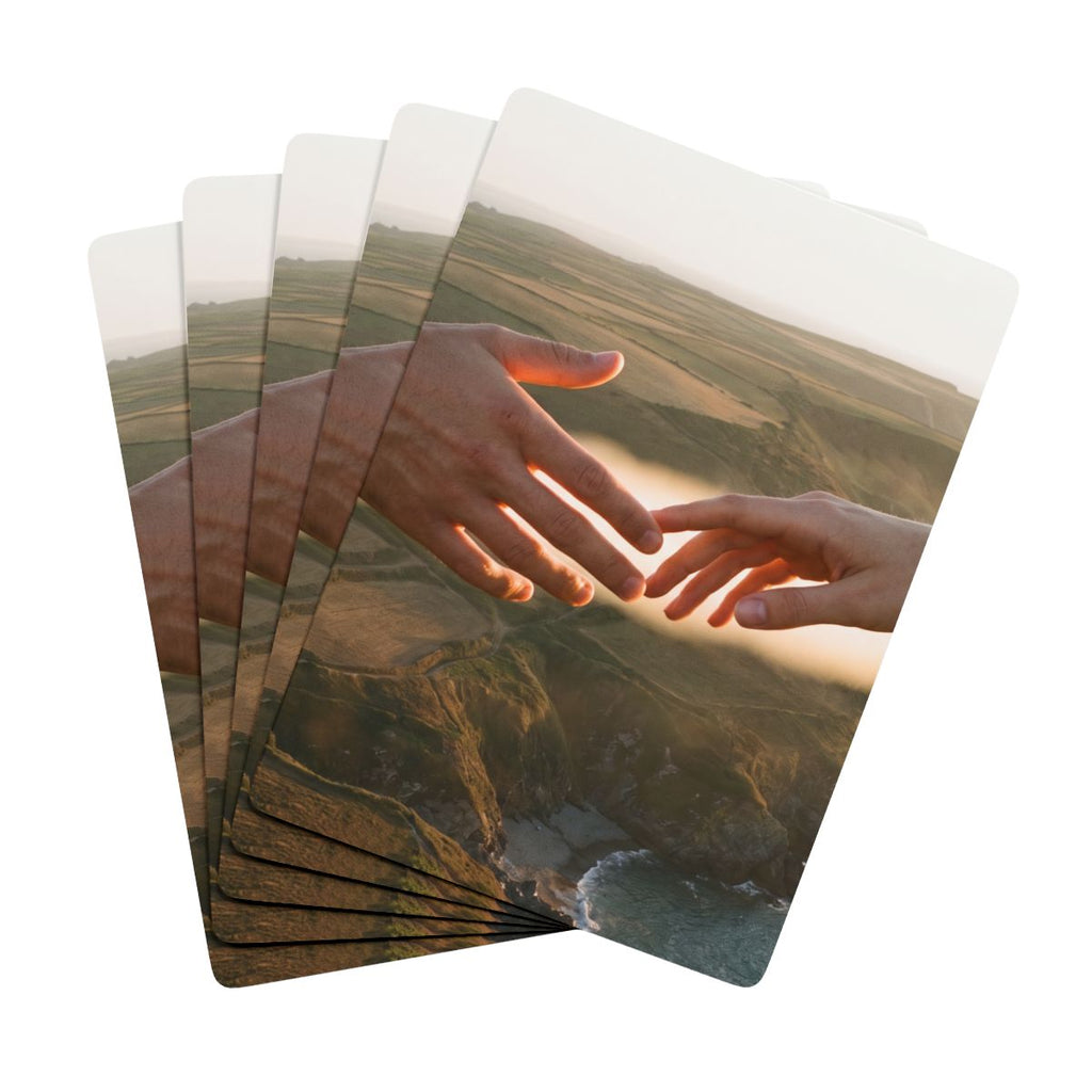 Poker Playing Cards - The Infinite Touch | Ethereal Coastal...