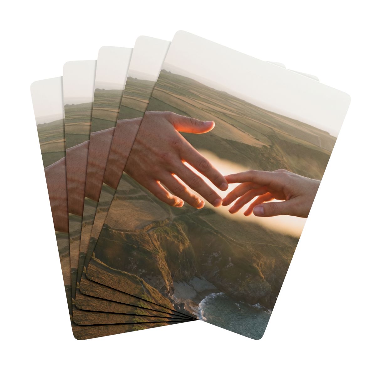 Poker Playing Cards - The Infinite Touch | Ethereal Coastal...
