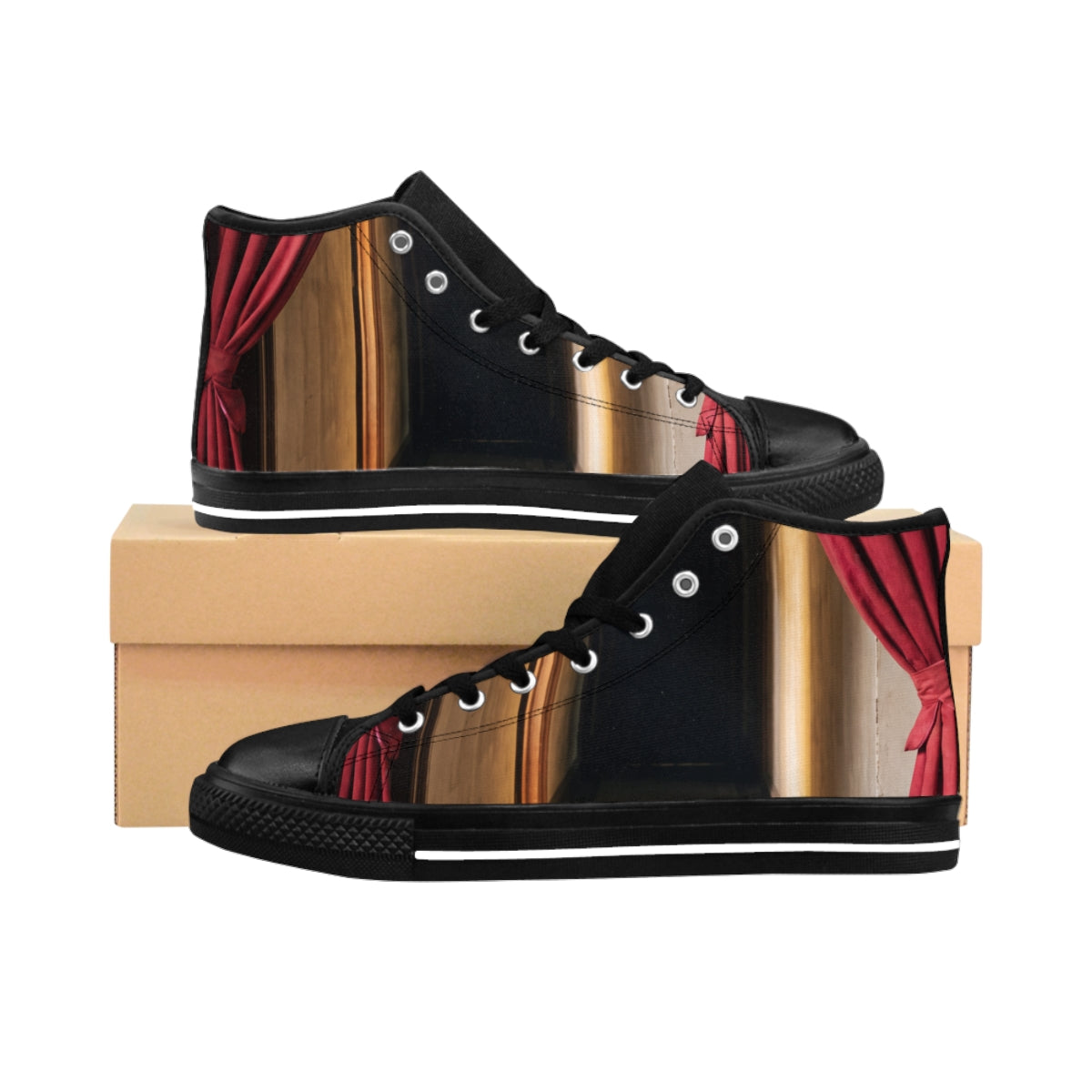 Women's Classic Sneakers with Dark Academia Art