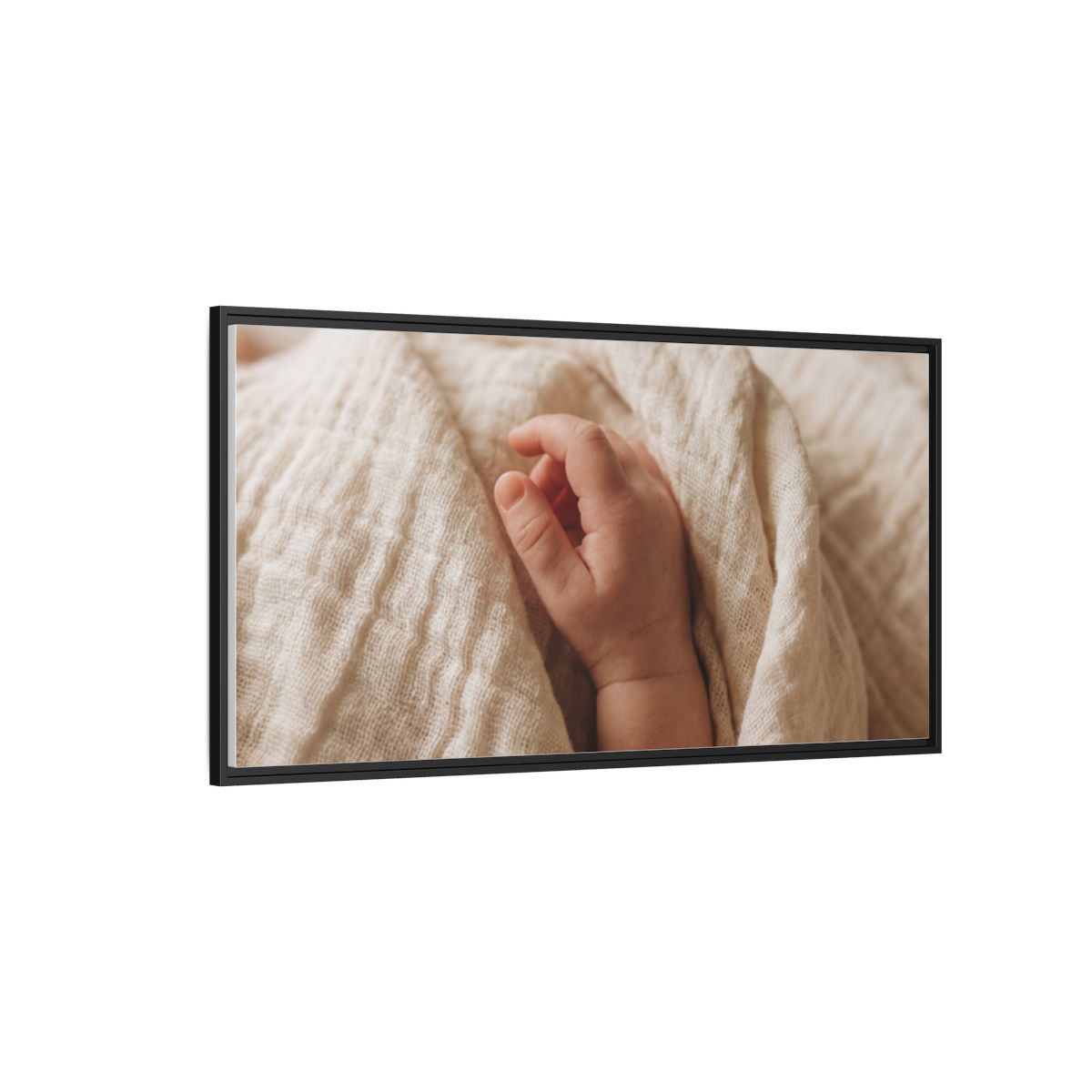 Framed Canvas - Minimalist Decor — Black / 1.25"