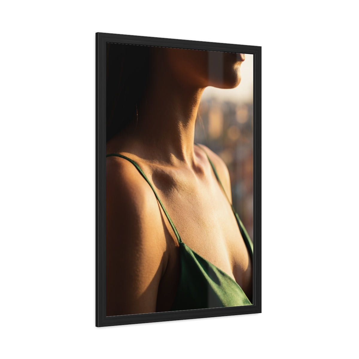 Framed Poster - Sunlit Muse Gallery Art — Portrait