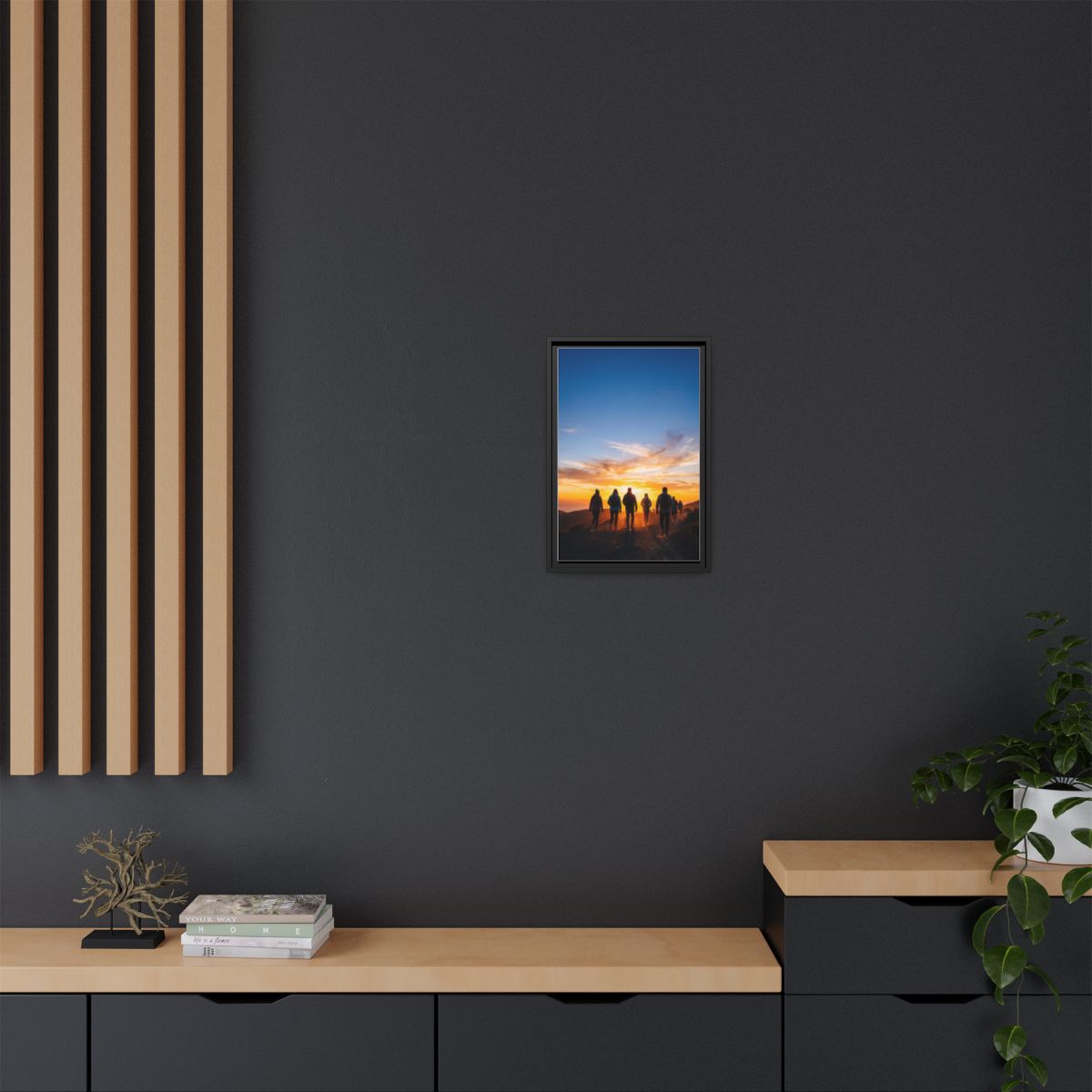 Matte Canvas, Framed - Epic Dawn Trek