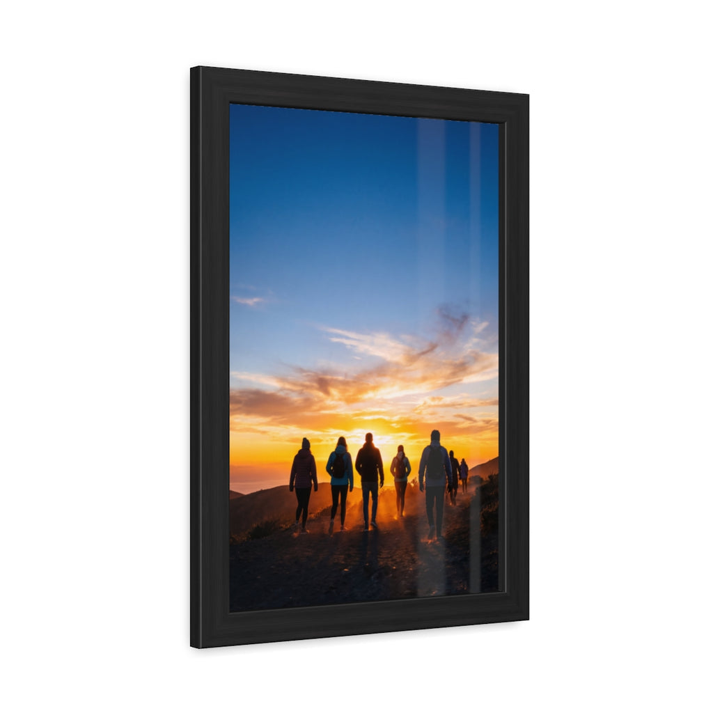 Framed Poster - Sunset Silhouette
