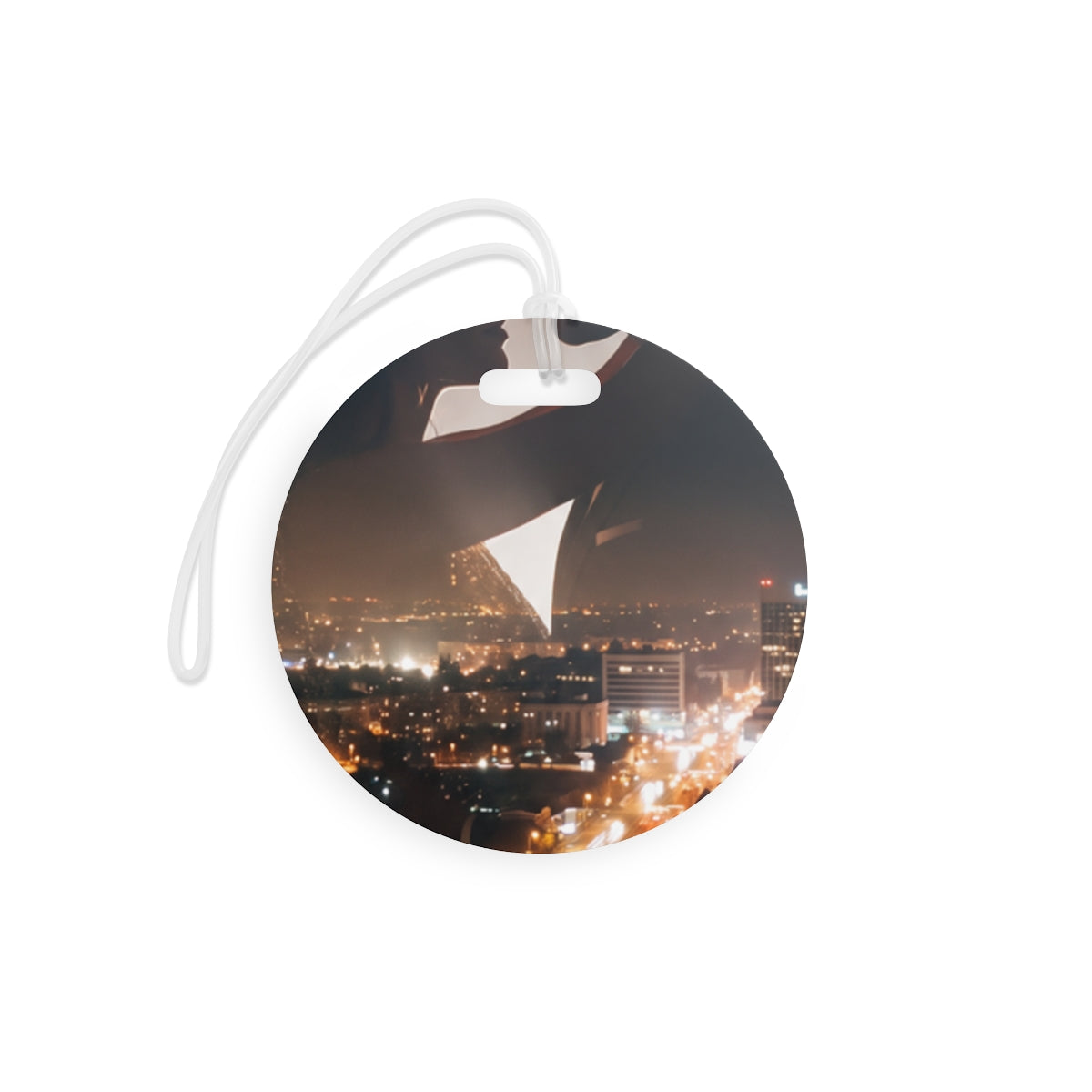 Luggage Tag - Midnight City Silhouette | Echovira Gallery