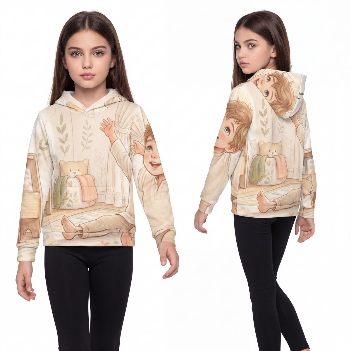 Children's Hoodie - Wake Up and See | Echovira Gallery
