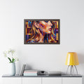 Framed Horizontal Poster - Shattered Elegance (14×11, 16×12...