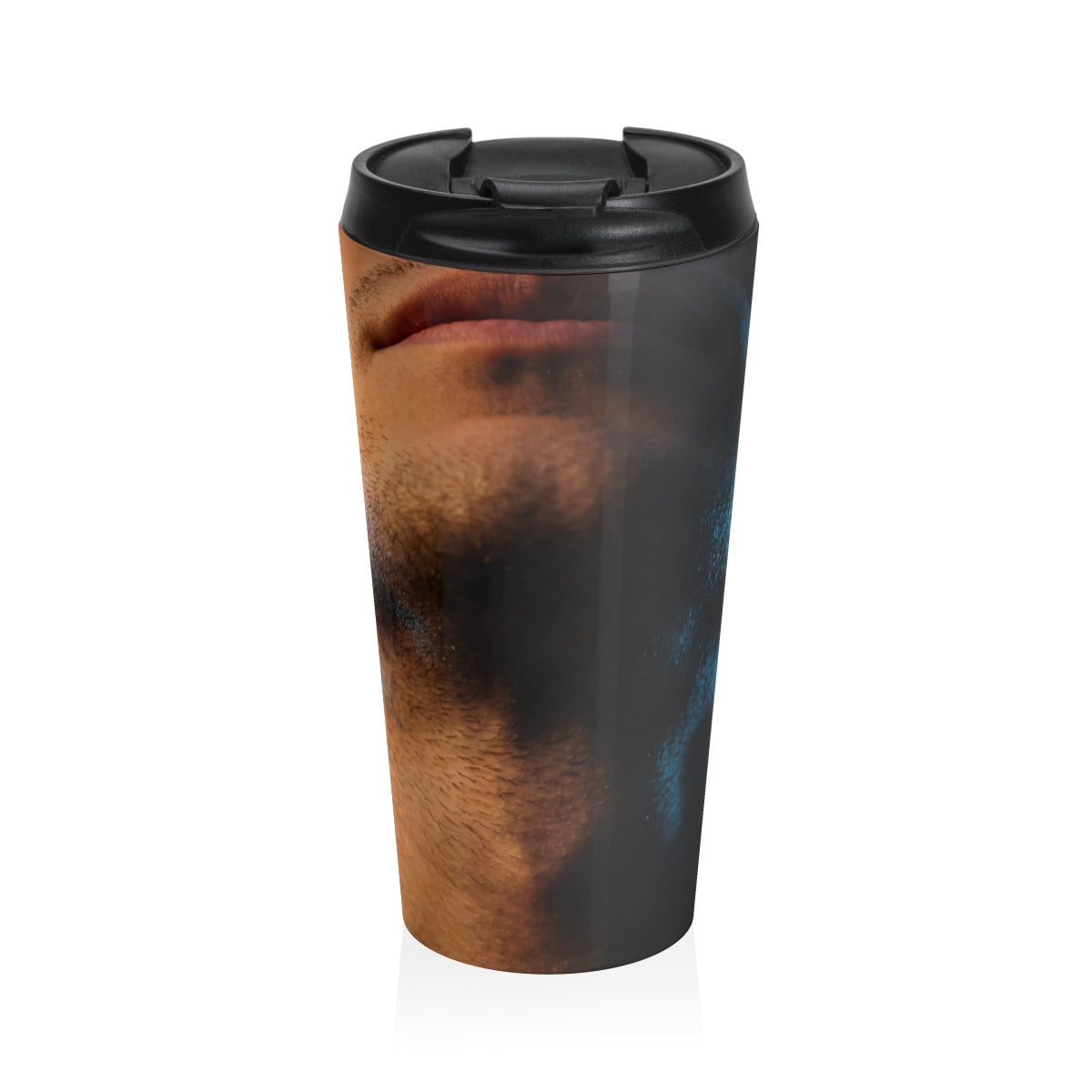 Stainless Steel Travel Mug - Neon Commute