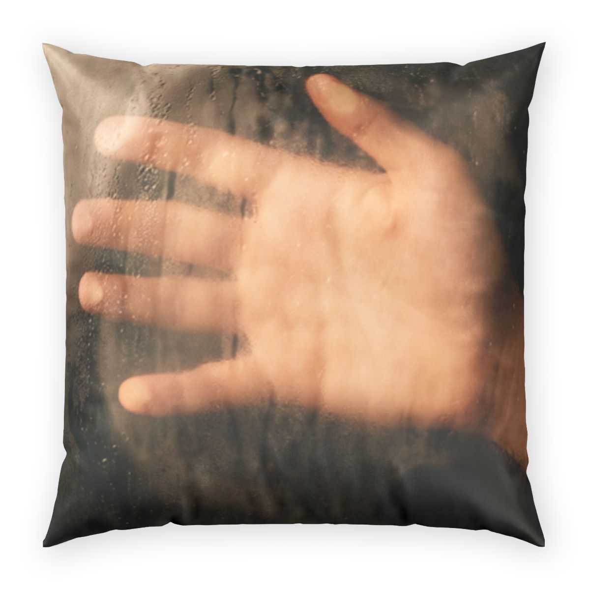 Poly Velvet Pillow - Misty Glass Luxury | Echovira Gallery