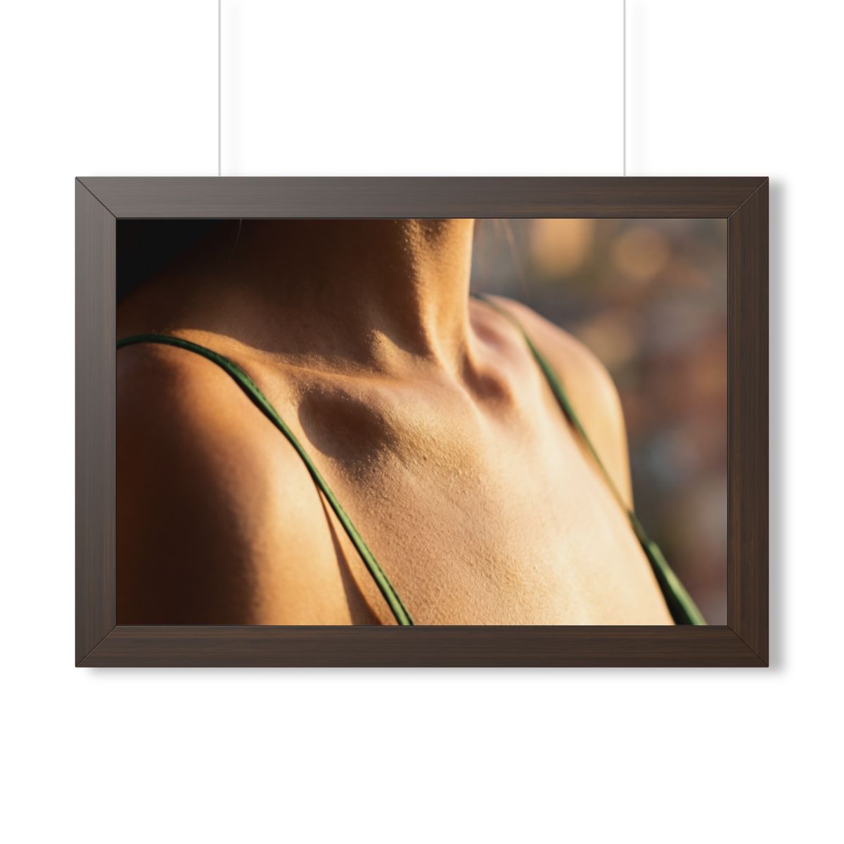 Framed Horizontal Poster - Golden Hour Glow - Minimalist......
