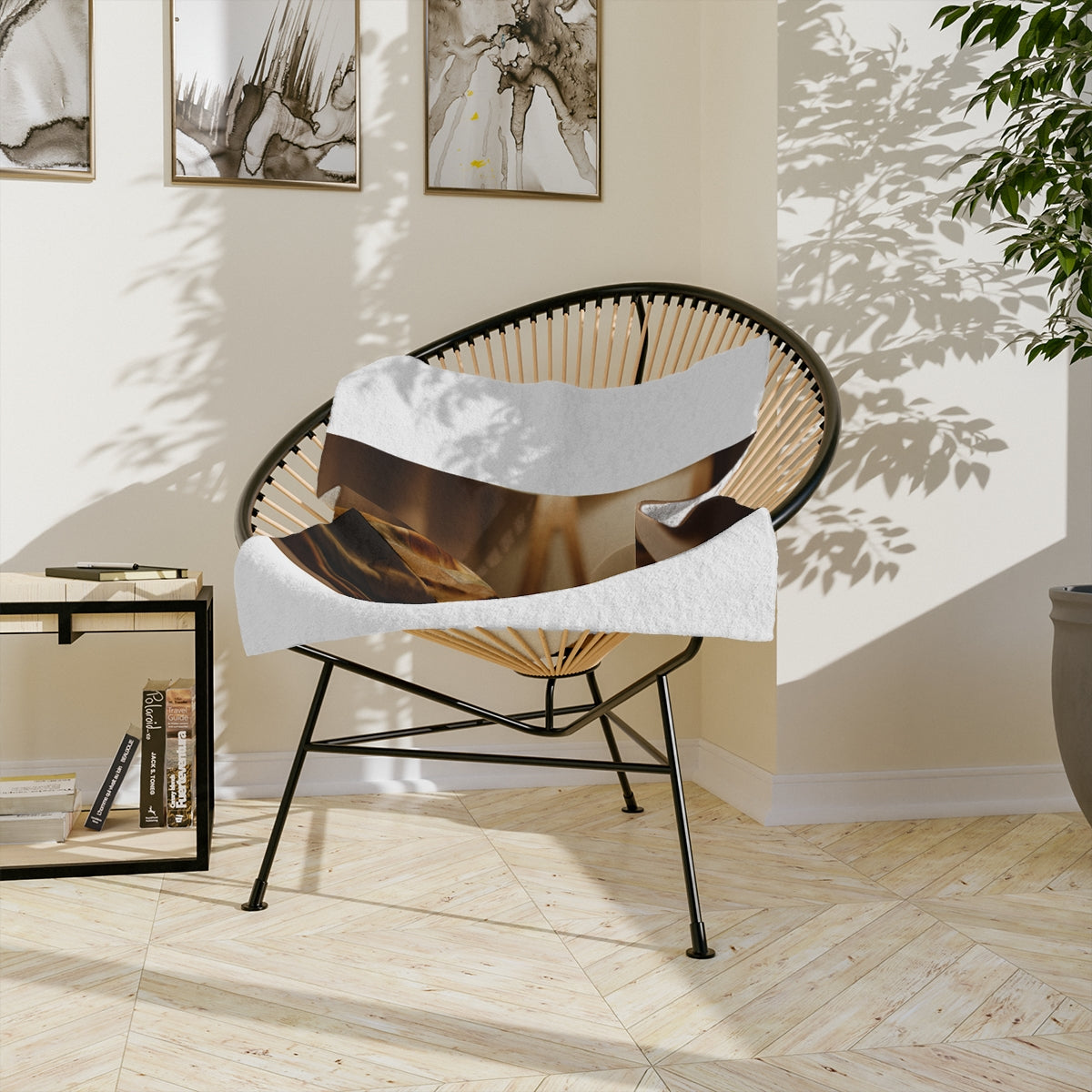 Velveteen Microfiber Blanket - Amber Silk | Echovira Gallery