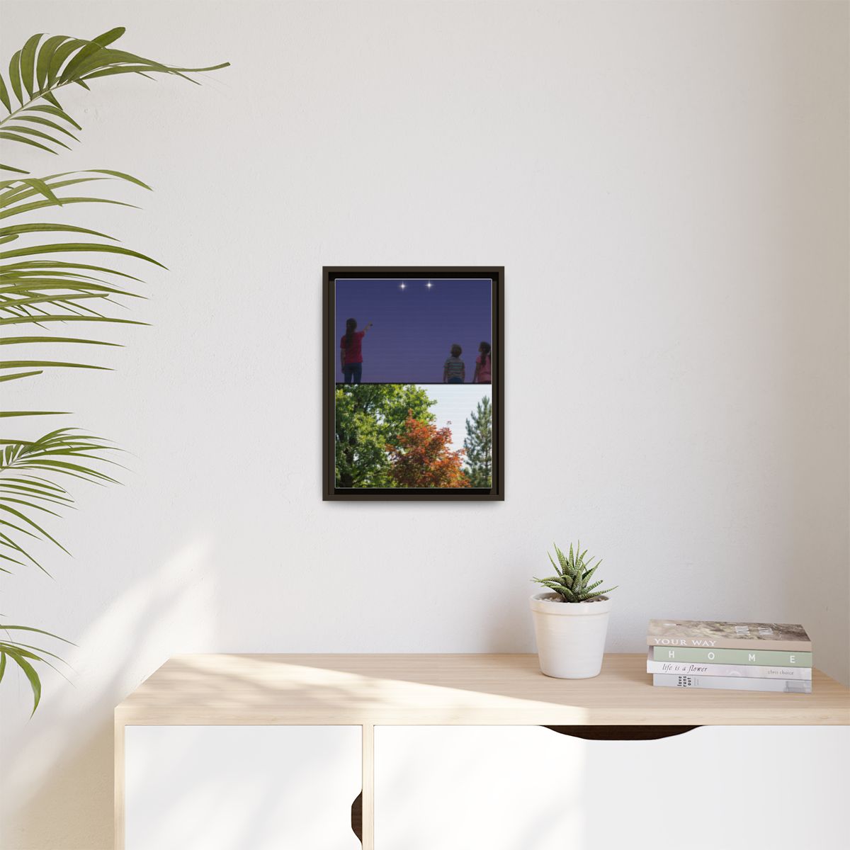 Matte Canvas, Framed - Stardust & Forest Discovery —... |...