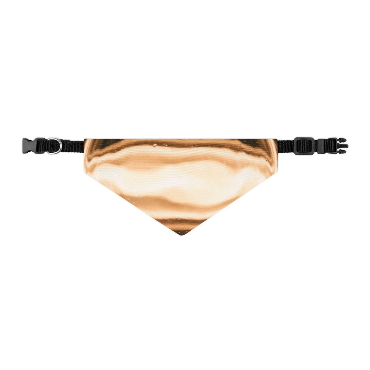 Pet Bandana Collar - Luminous Amber Sphere - Radiant Glow |...