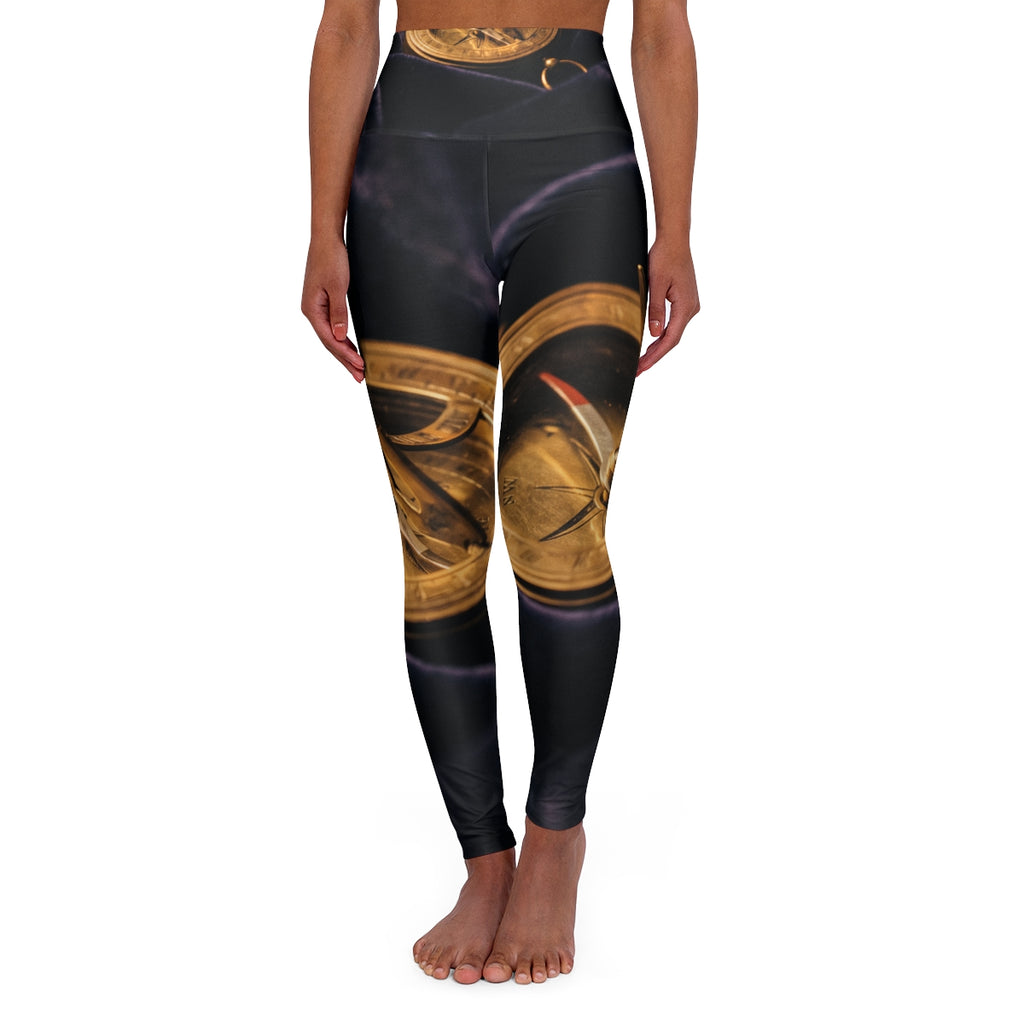 Sundial Compass High Waisted Yoga Leggings