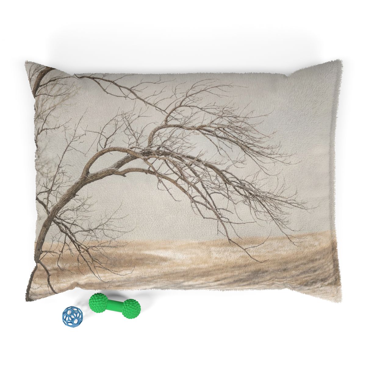 Pet Bed - Winter Branch Solitude Landscape | Echovira...