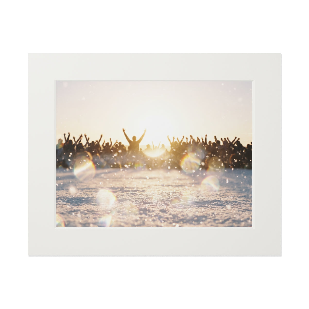 Golden Hour Crowd Landscape Fine Art Prints
