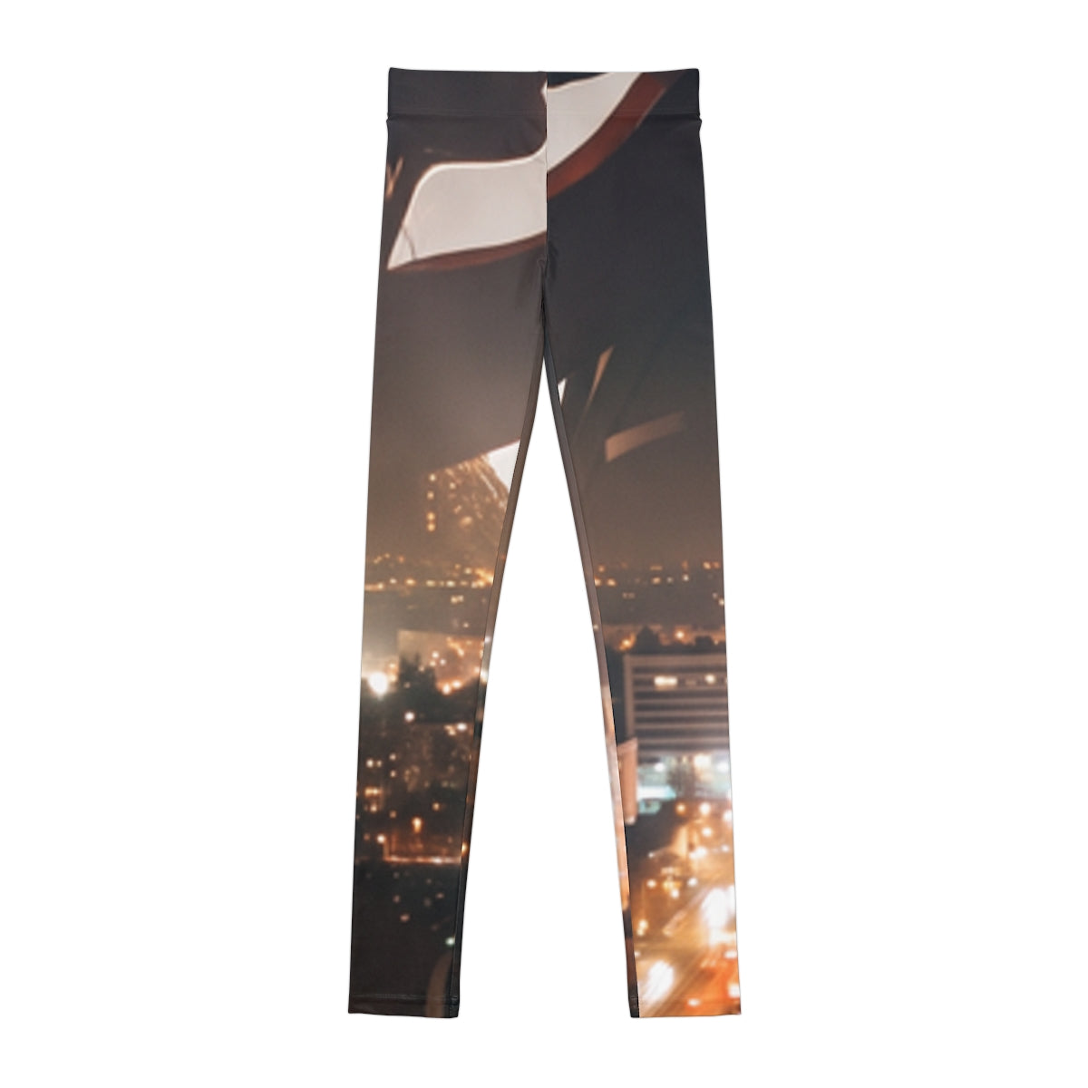 Youth Leggings - City Twilight Lights | Echovira Gallery