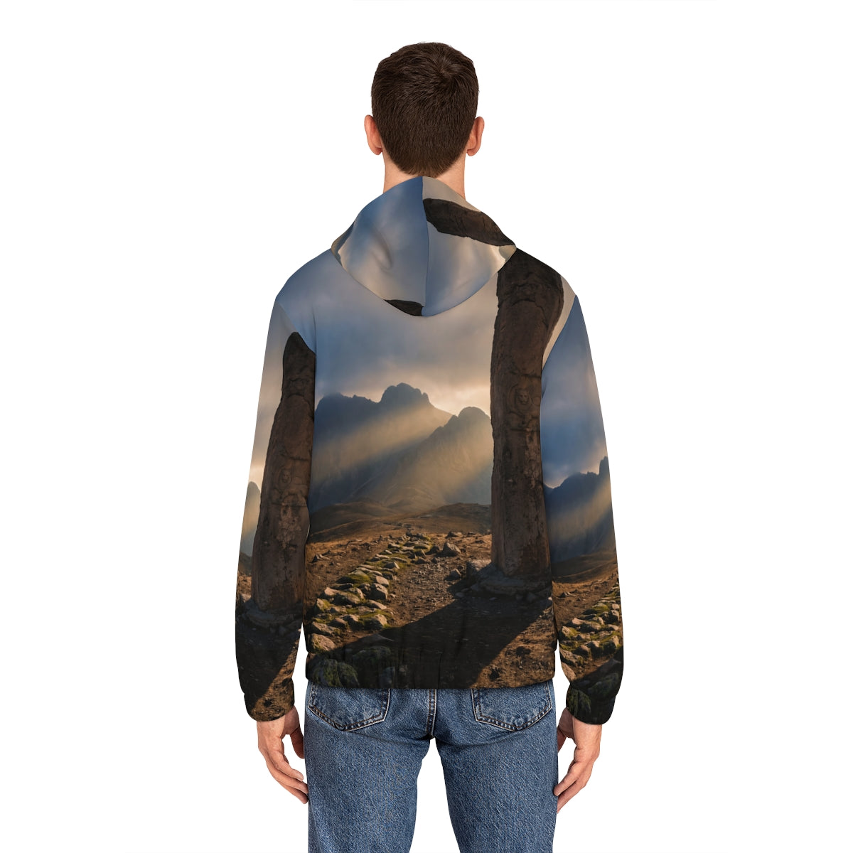 Men's Full-Zip Hoodie - Sunbeams