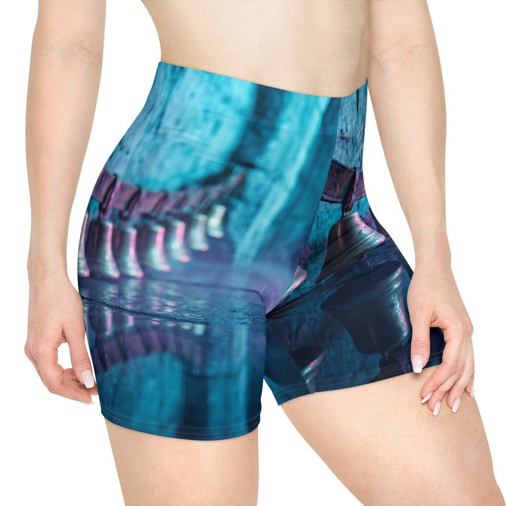 Women's Biker Shorts - Threshold Bells | Echovira Gallery