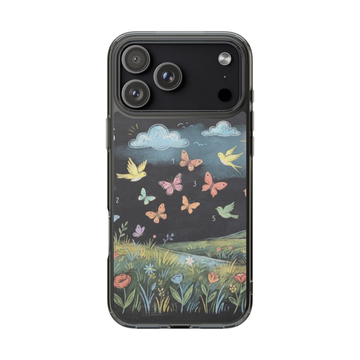 Clear Impact-Resistant Cases - Clear Phone Case - Meadow......