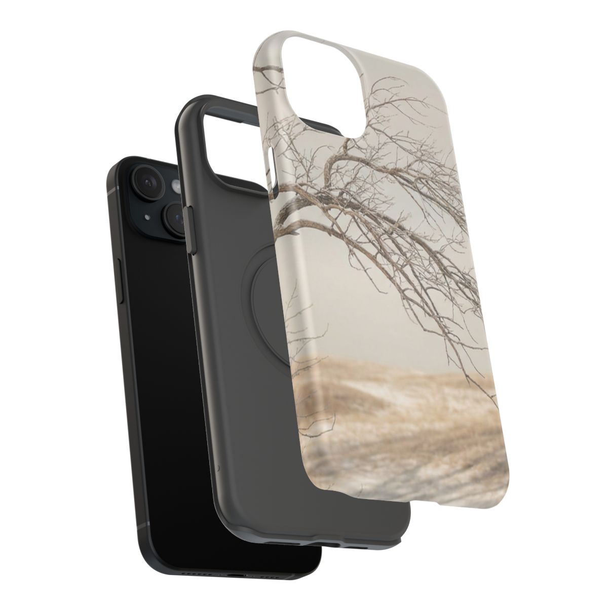 Impact-Resistant Cases - Tough Phone Case - Winter Tree Vibe— sizes part 1/2