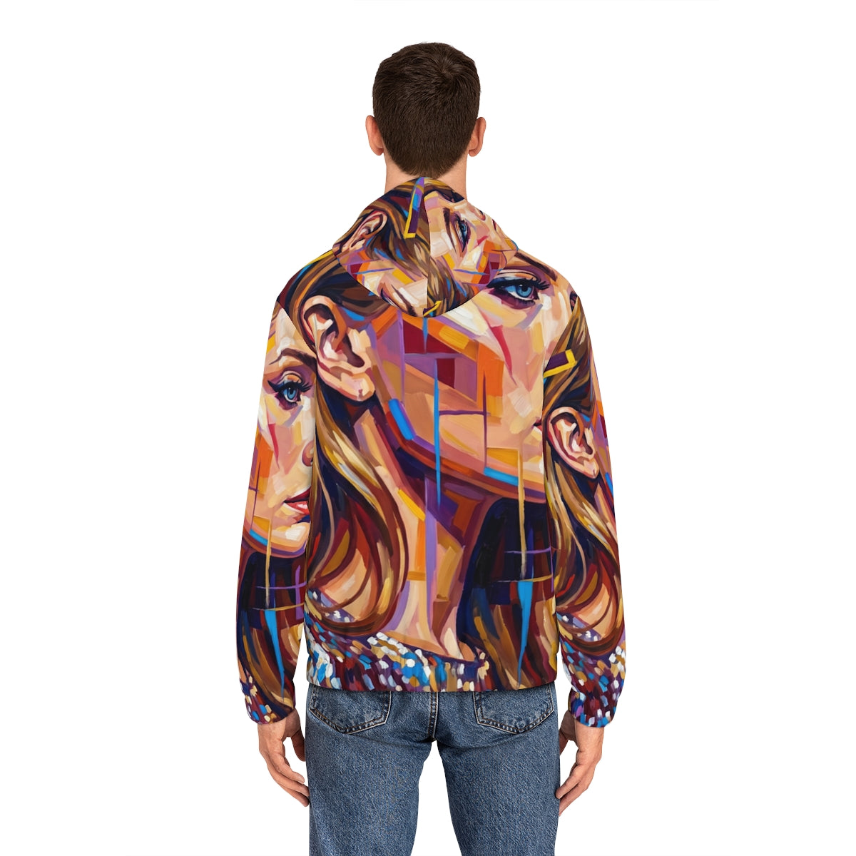 Men's Full-Zip Hoodie - Shattered Elegance | Echovira...