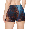 Women's Shorts with Autumn Portrait Art