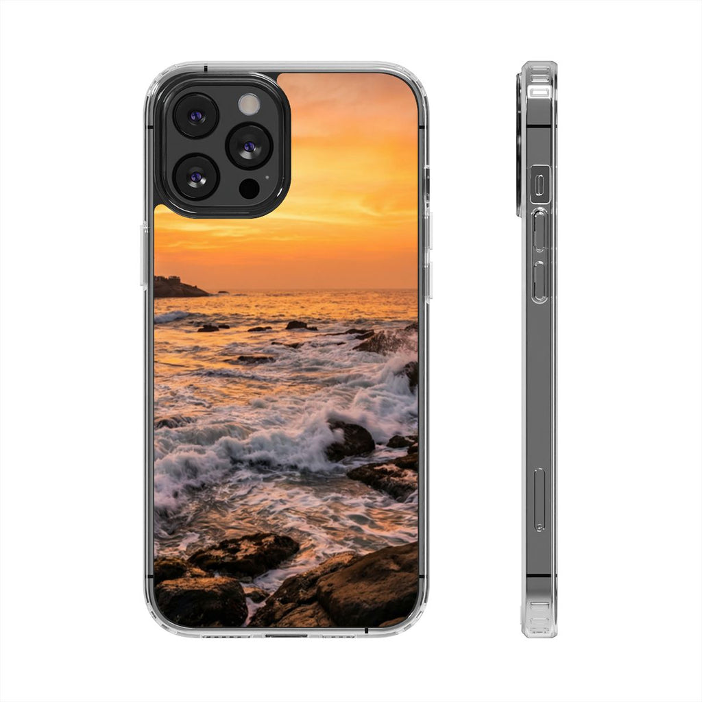 Clear Impact-Resistant Cases - Clear Phone Case - Golden...