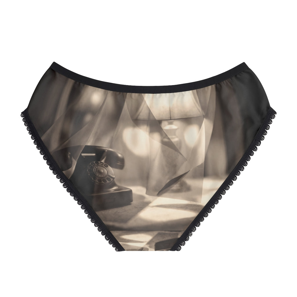 Women's Briefs - Vintage Noir Comfort | Echovira Gallery