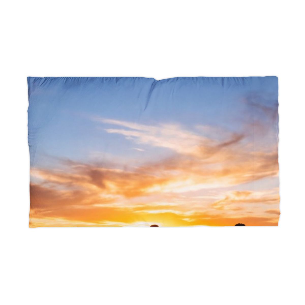 Microfiber Pillowcase - Sunset Horizon | Echovira Gallery