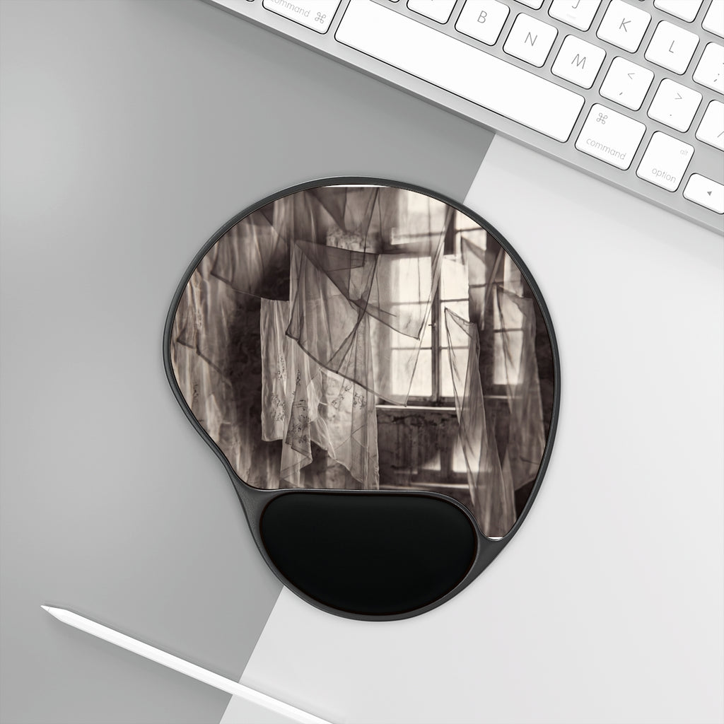 Mouse Pad With Wrist Rest - Spectral Veils | Echovira...