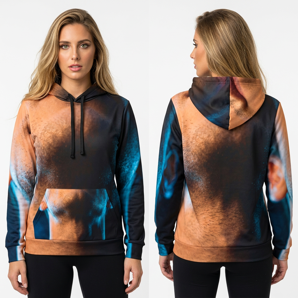 Athletic Hoodie - Midnight Pulse
