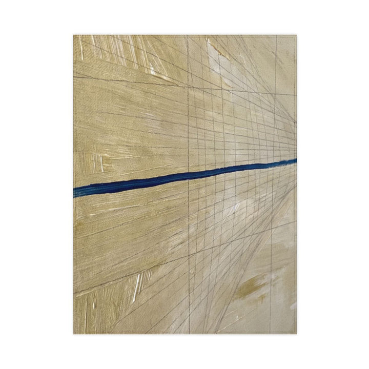 Kleinkinddecke – Kobalt-Horizont & Gitter
