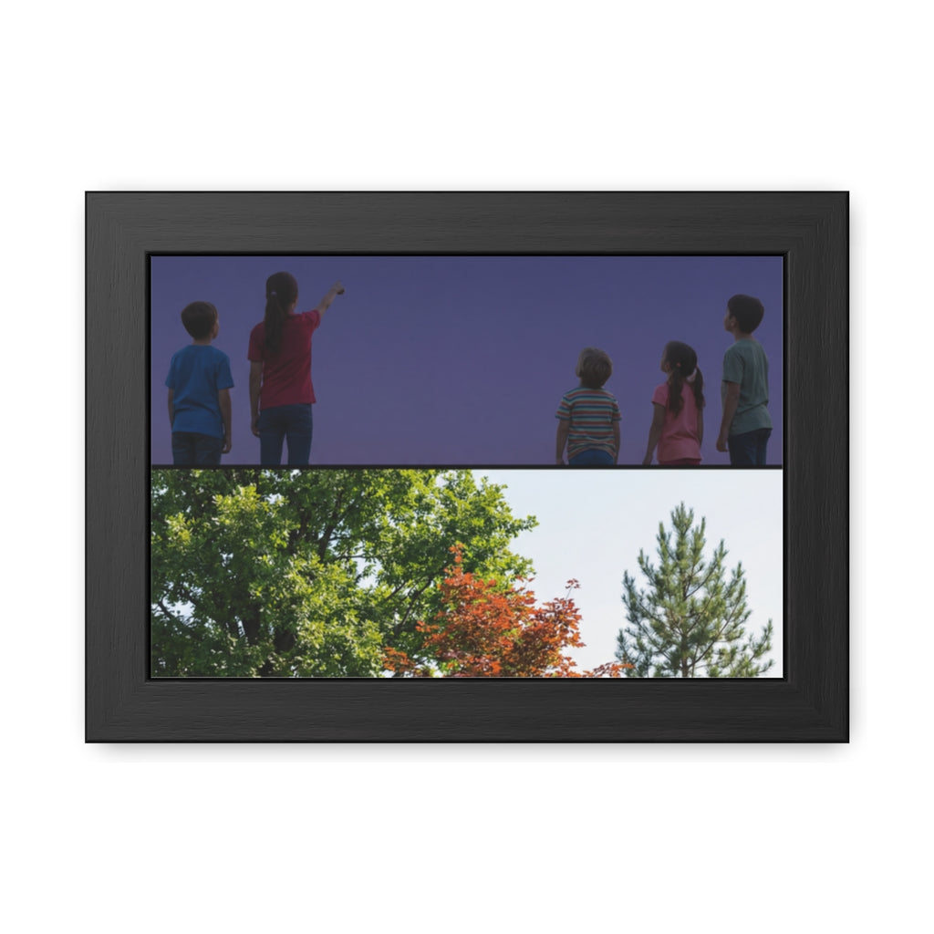 Framed Poster - Little Explorer — Landscape