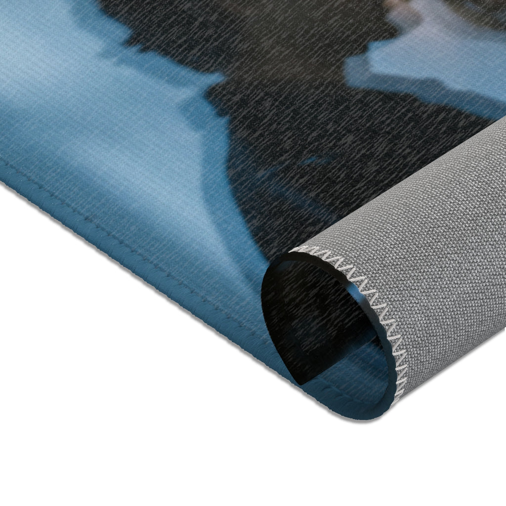Midnight Reflection Area Rug - Moody Floor Accent | Echovira...