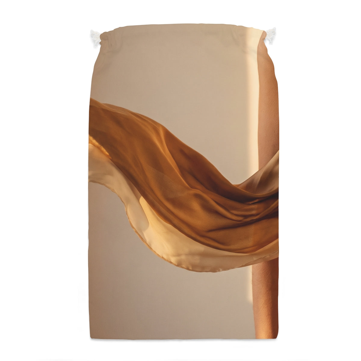 Sack - Golden Silk Radiance Art Piece | Echovira Gallery