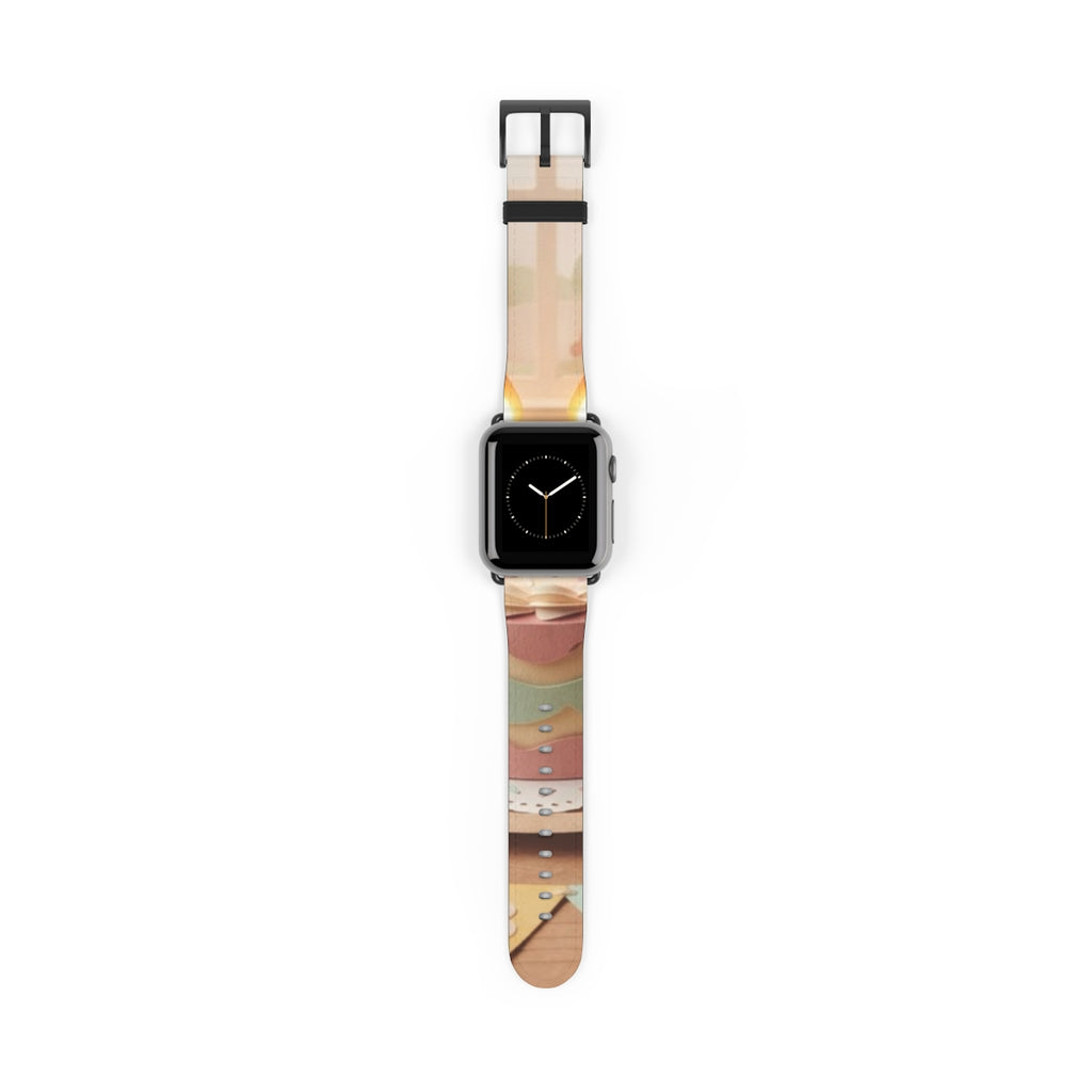 Apple Watch Band - Pastel Celebration Cake Birthday Art |...
