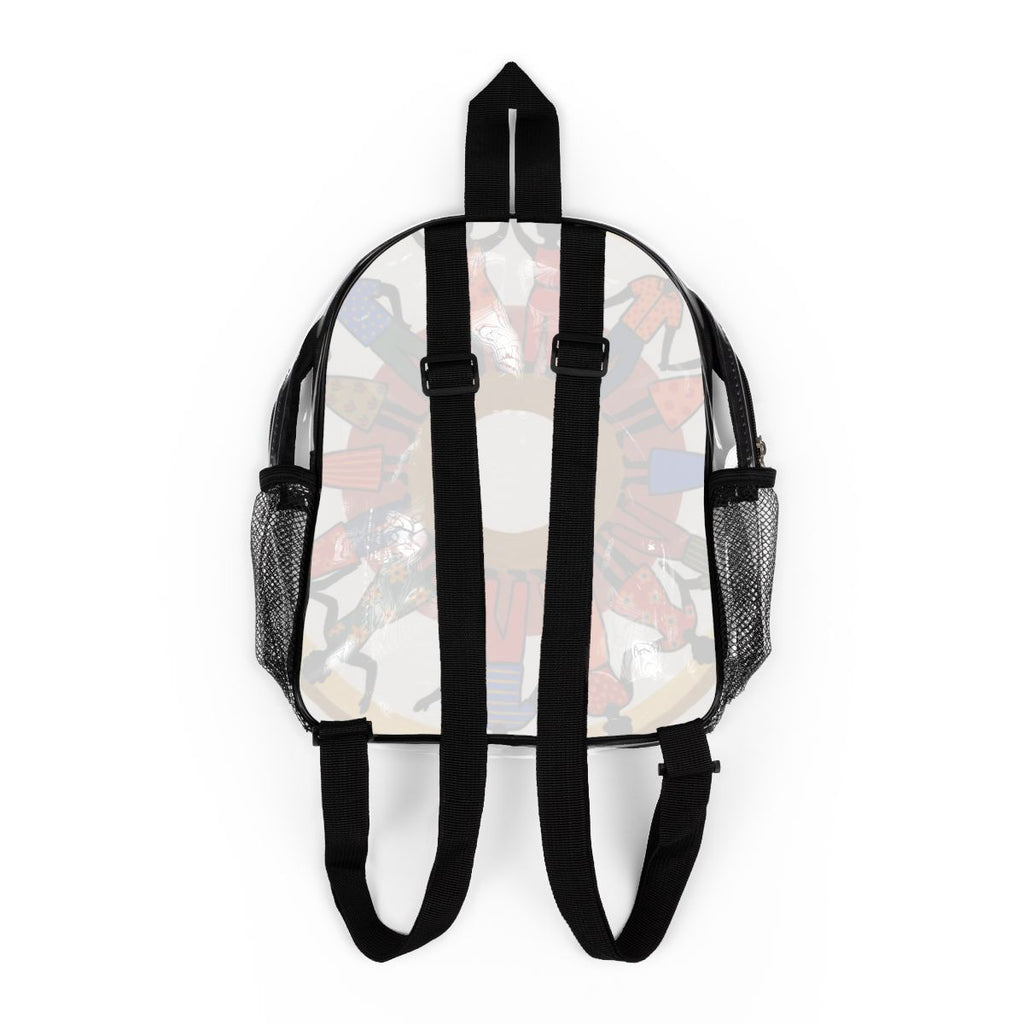 Clear Stadium Backpack - Unity Mandala Folk Art | Echovira...
