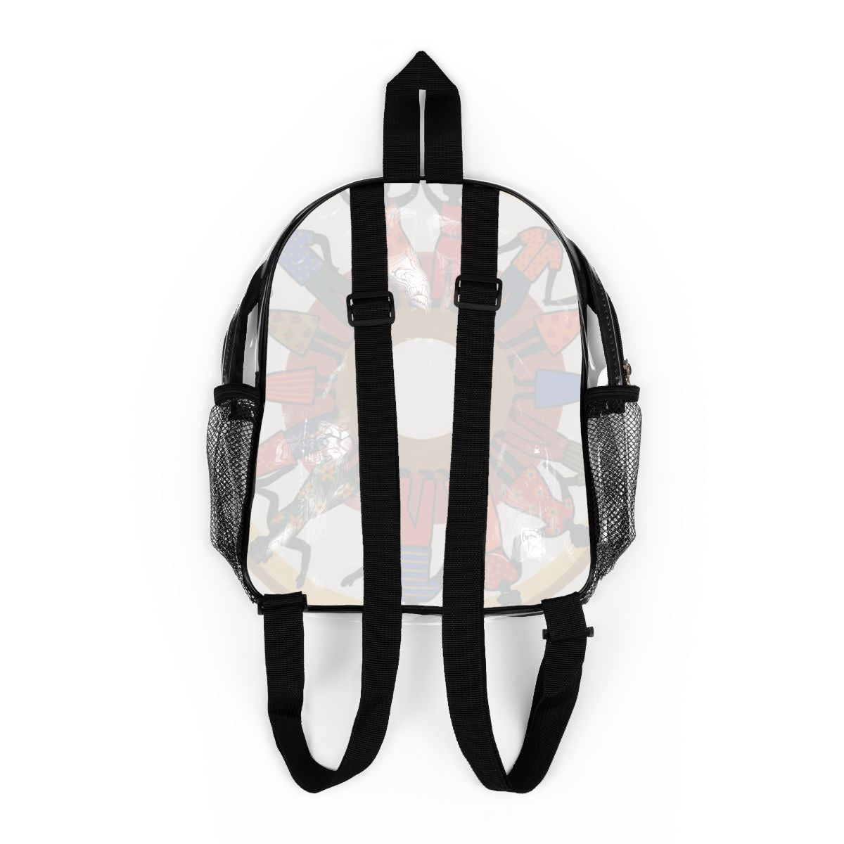 Clear Stadium Backpack - Unity Mandala Folk Art | Echovira...