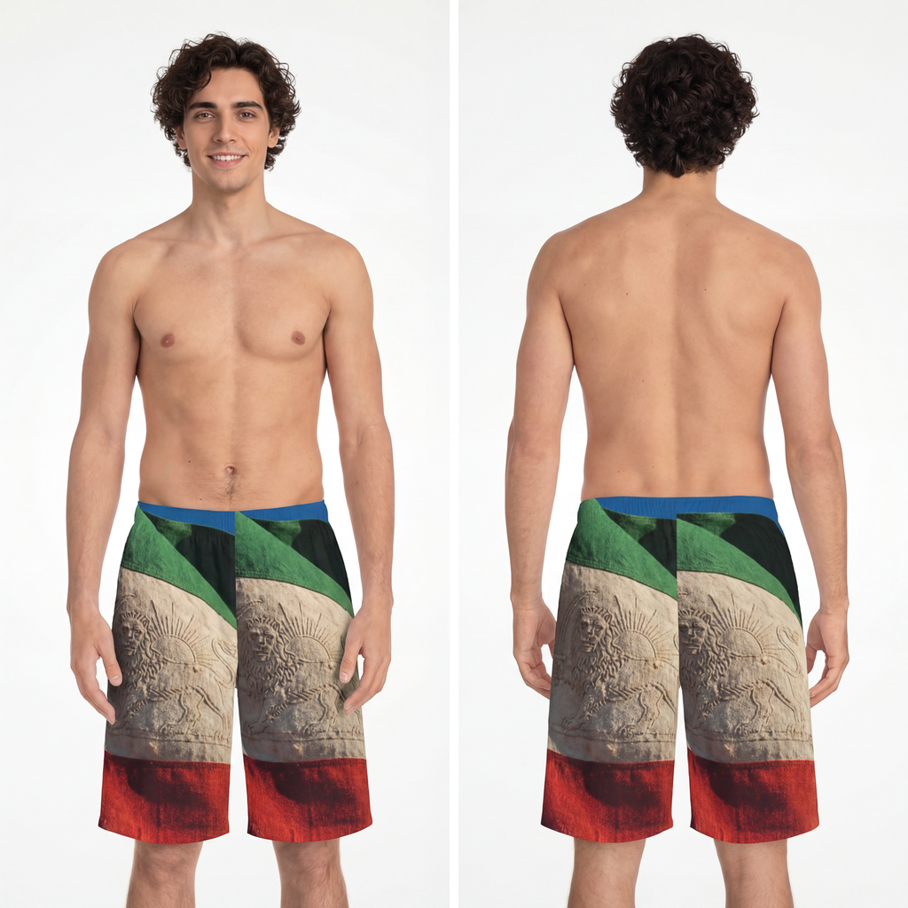 Men's Board Shorts - Vintage Flag