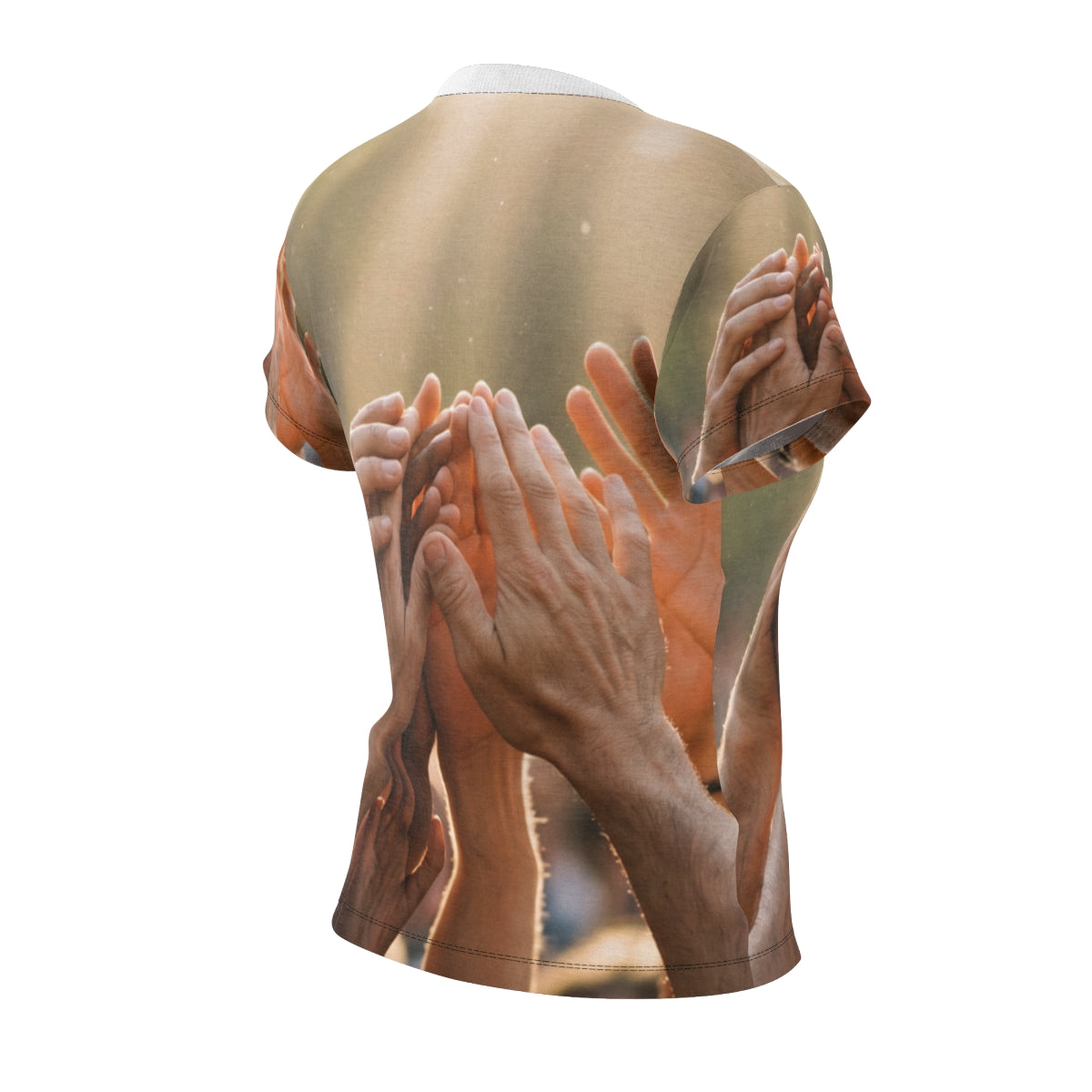 Women's Cut & Sew Tee - Golden Rays of Unity Wall Art |...